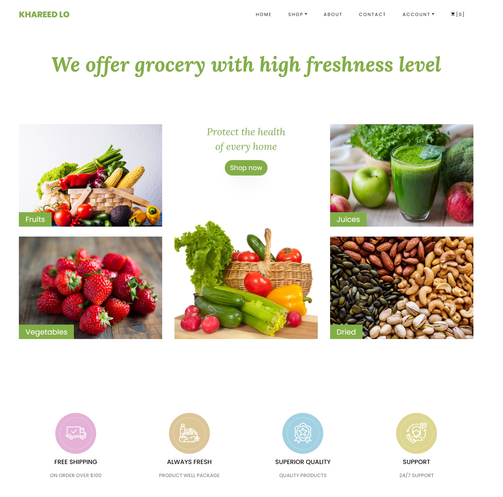 SellFlair Grocery Store